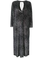 Daniela Pancheri Leopard Shift Dress - Grey