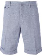 Incotex Bermuda Shorts, Men's, Size: 54, Blue, Cotton/linen/flax