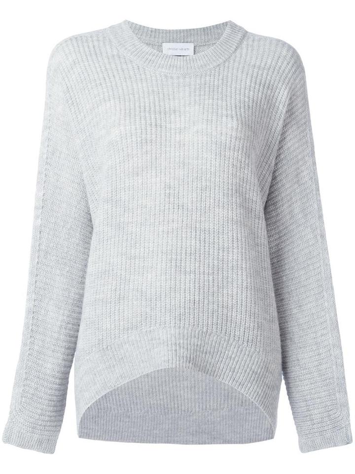 Christian Wijnants 'kaiva' Jumper, Women's, Size: Small, Grey, Wool/alpaca/polyacrylic