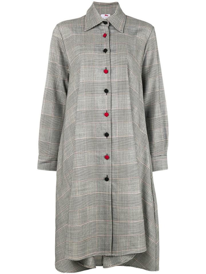 Ultràchic Tartan Shirt Dress - Black