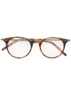 Tomas Maier Tortoiseshell Round Frame Glasses, Brown, Acetate/metal