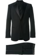 Giorgio Armani Two Piece Dinner Suit, Men's, Size: 48, Black, Silk/acetate/cupro/virgin Wool