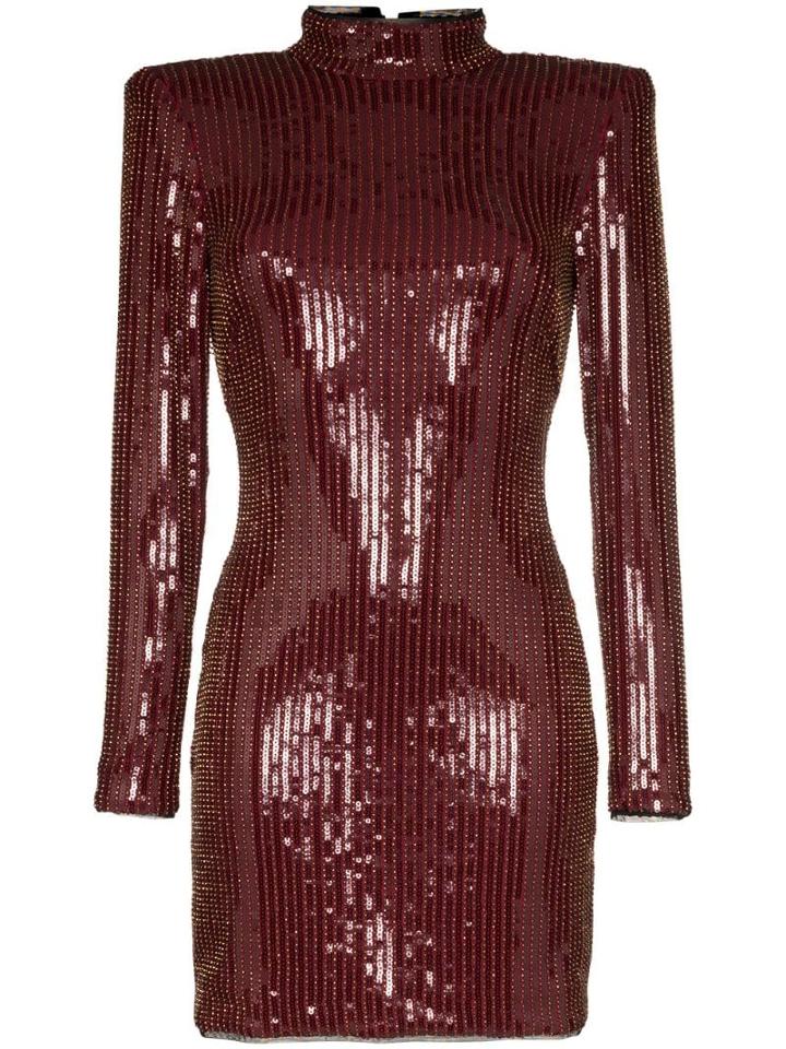 Haney Giorgia Sequin-embellished Mini Dress - Gold