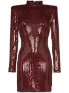 Haney Giorgia Sequin-embellished Mini Dress - Gold