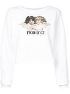 Fiorucci Angel Logo Printed Sweatshirt - White