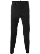 Dsquared2 Tailored Trousers, Men's, Size: 50, Black, Spandex/elastane/virgin Wool