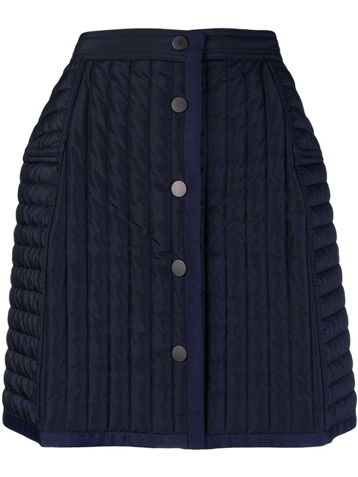 Études Town Quilted Mini Skirt - Blue