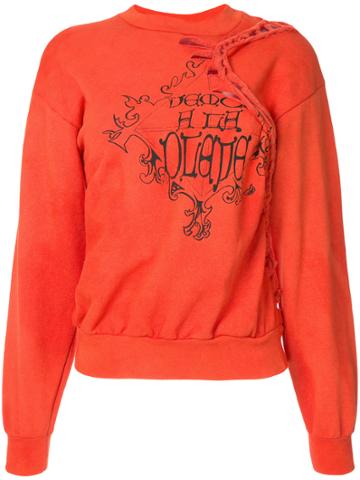Ottolinger Braided Sweatshirt - Red