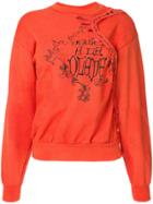 Ottolinger Braided Sweatshirt - Red