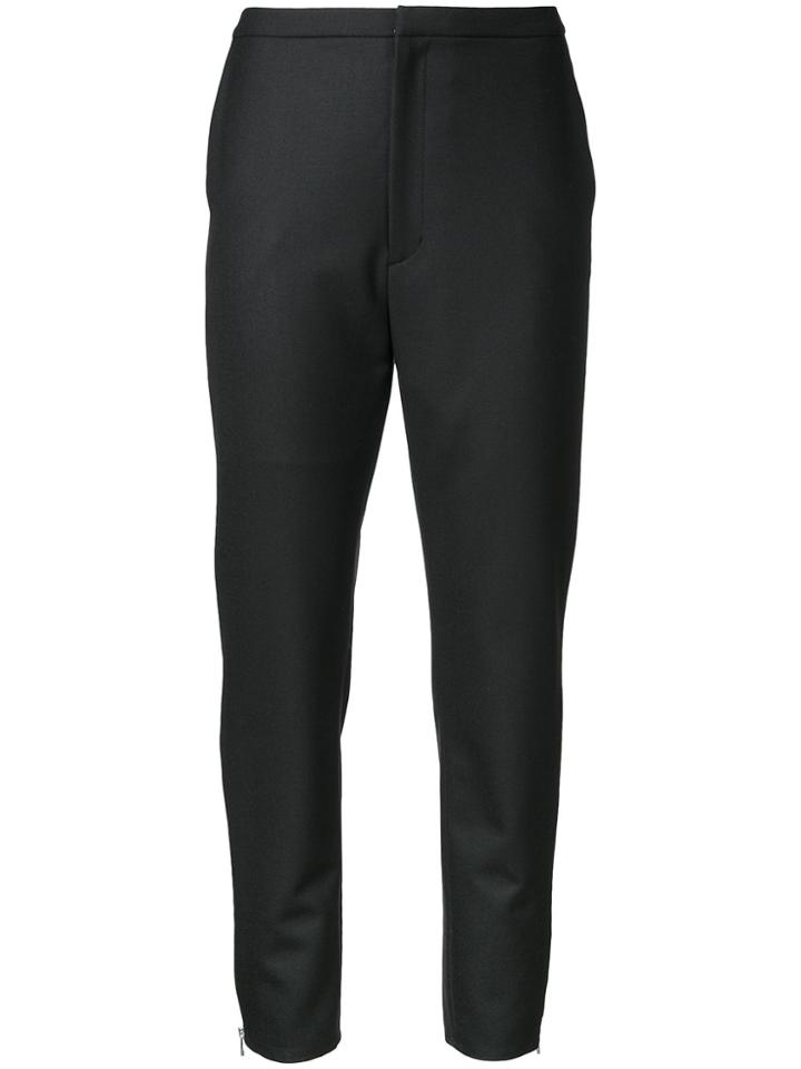 Aula Cropped Trousers - Black