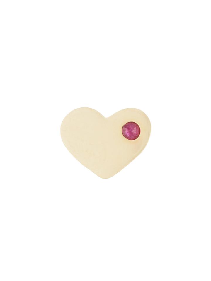 Marc Jacobs Heart-shaped Studs - Metallic
