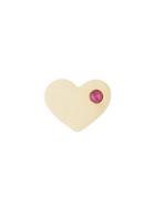 Marc Jacobs Heart-shaped Studs - Metallic