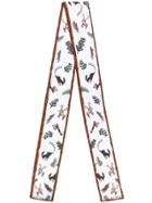 Dsquared2 Animal Print Scarf - White
