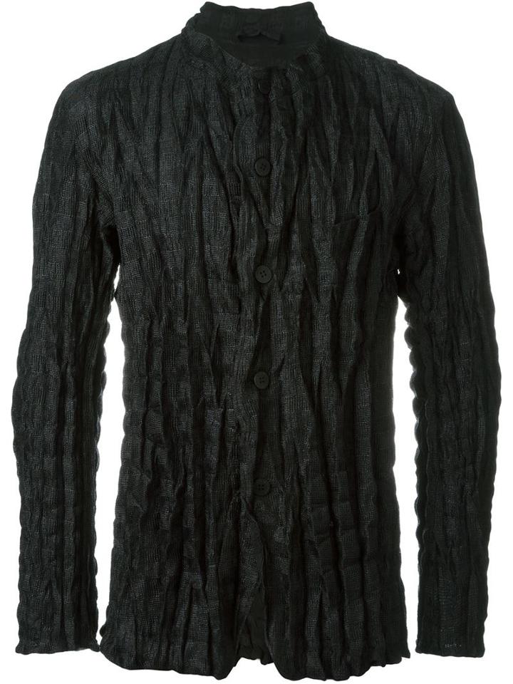 Issey Miyake Men Creased Effect Jacket