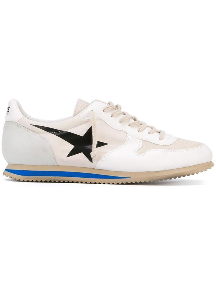 Haus Lace-up Sneakers, Men's, Size: 39, White, Rubber/leather/suede