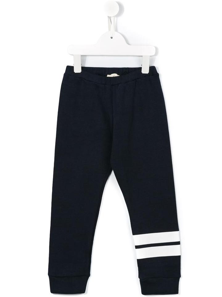 Douuod Kids Stripe Detail Track Pants, Boy's, Size: 6 Yrs, Blue