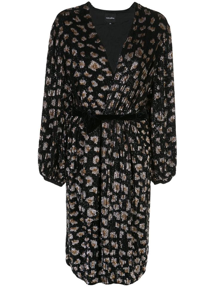 Retrofete Audrey Wrap Dress - Black
