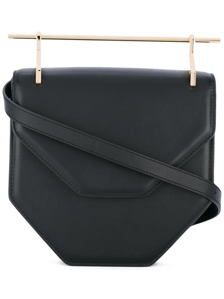 M2malletier - Geometric Shoulder Bag - Women - Calf Leather - One Size, Black, Calf Leather