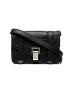 Proenza Schouler Black Ps1 Mini Leather Cross Body Bag