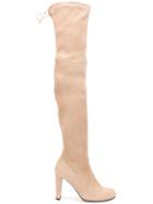 Stuart Weitzman Hiline Over-the-knee Boots - Neutrals