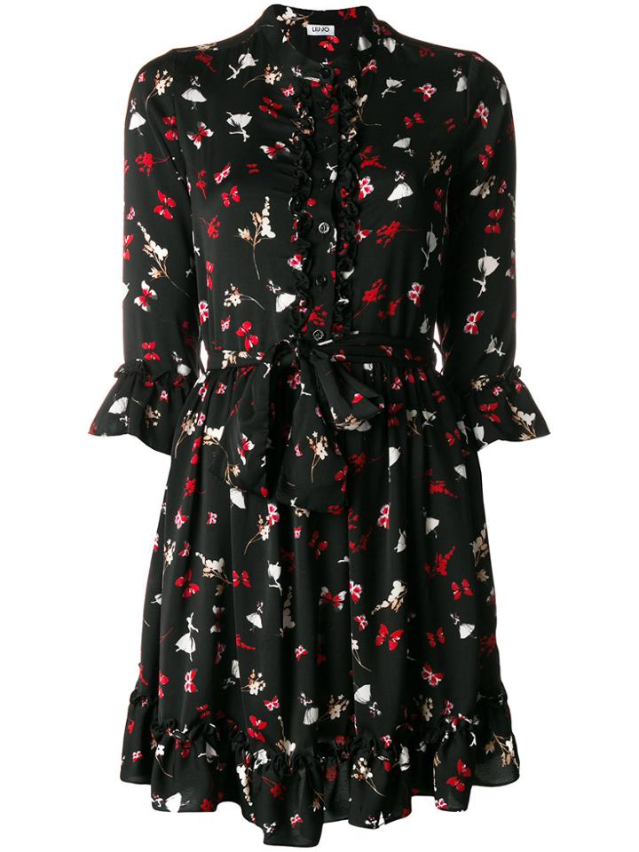 Liu Jo Leniana Dancer Print Dress - Black
