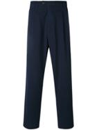 Closed Straight Cropped Trousers - Blue