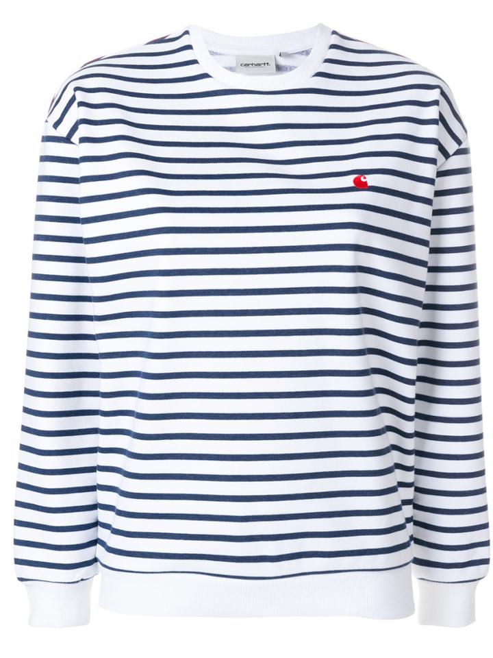 Carhartt Striped Sweater - White
