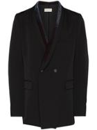 Bed J.w. Ford Velvet Shawl Collar Blazer - Black