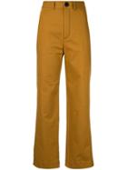 Sea High-rise Wide-leg Trousers - Brown