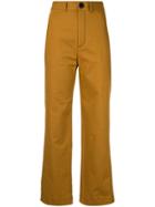 Sea High-rise Wide-leg Trousers - Brown