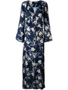 Twin-set Floral Print Maxi Dress