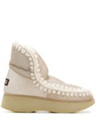 Mou Mou Fw141000b Eskimo Running 18 Stme Leather/fur/exotic