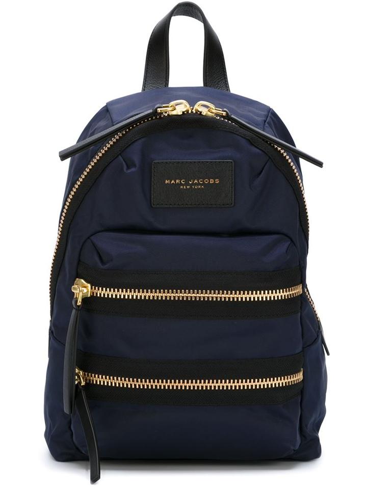 Marc Jacobs Biker Backpack, Blue, Nylon/leather