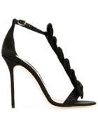 Olgana Satin Bow Detail Sandals - Black