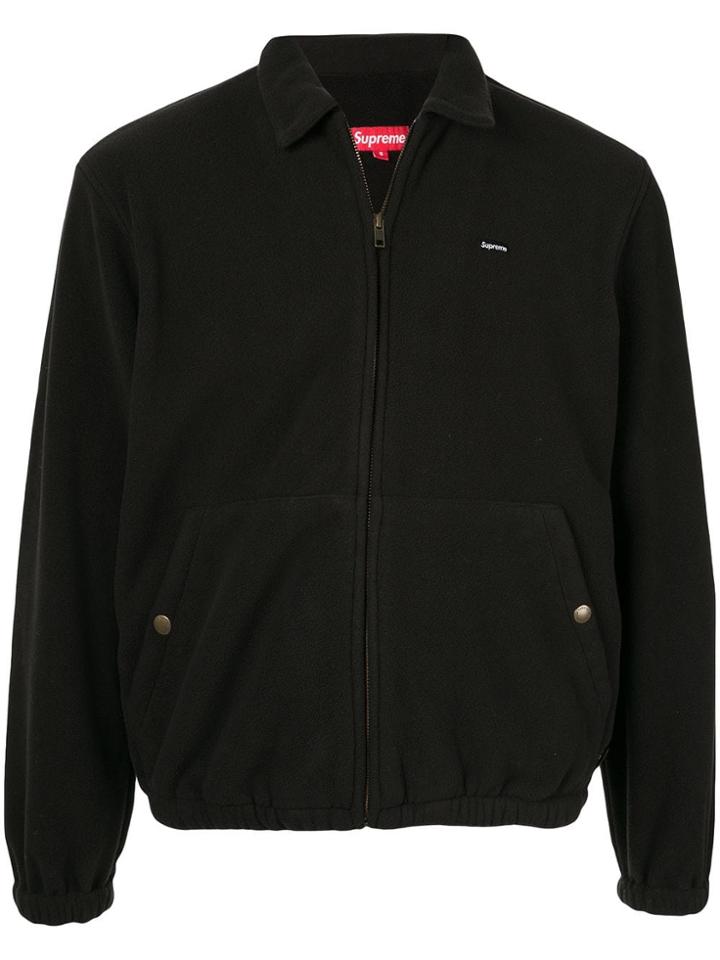 Supreme Polartec Harrington Jacket Fw17 - Black