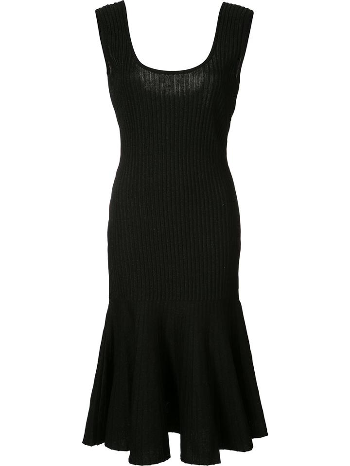 Carolina Herrera - Sleeveless Knit Dress - Women - Silk/lurex/wool - M, Black, Silk/lurex/wool