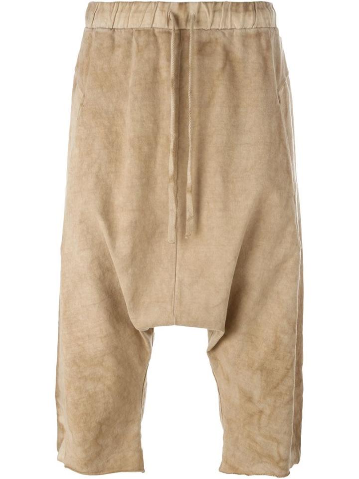 Andrea Ya Aqov Baggy Shorts, Men's, Size: Xxl, Nude/neutrals, Linen/flax/cotton