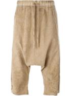 Andrea Ya Aqov Baggy Shorts, Men's, Size: Xxl, Nude/neutrals, Linen/flax/cotton