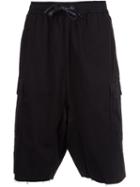 Hudson Drawstring Cargo Shorts, Men's, Size: Medium, Black, Cotton/spandex/elastane