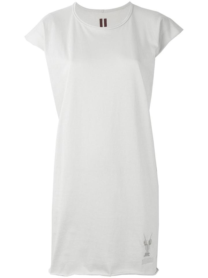 Rick Owens Drkshdw - Oversized T-shirt - Women - Cotton - M, Grey, Cotton