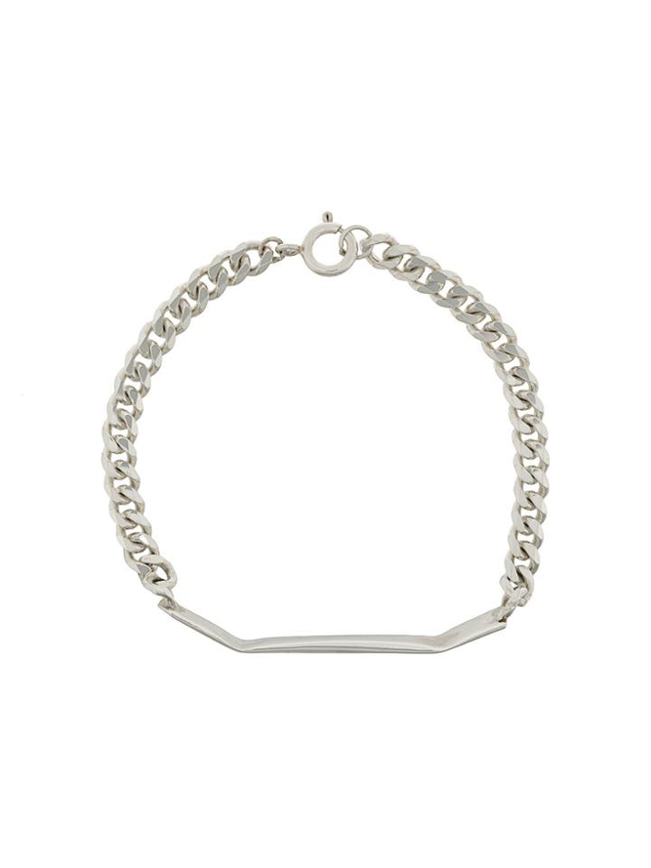 Niza Huang Chain And Bar Bracelet - Metallic