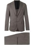 Eleventy - Two-piece Slim Suit - Men - Silk/spandex/elastane/cupro/virgin Wool - 46, Brown, Silk/spandex/elastane/cupro/virgin Wool