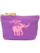 Figue Flying Elephant Make-up Bag - Purple
