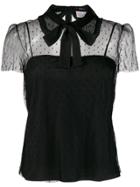 Red Valentino Red Valentino Pussy-bow Blouse - Black