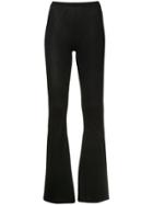 Mm6 Maison Margiela Bell Bottom Leggings - Black
