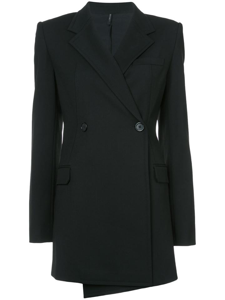 Helmut Lang Deconstructed Long Blazer - Black