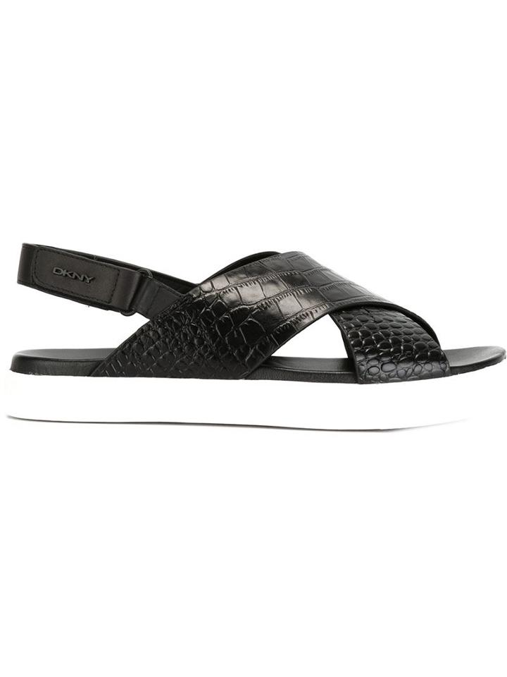 Dkny Crisscross Strap Sandals