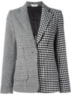 Edun Houndstooth Pattern Blazer