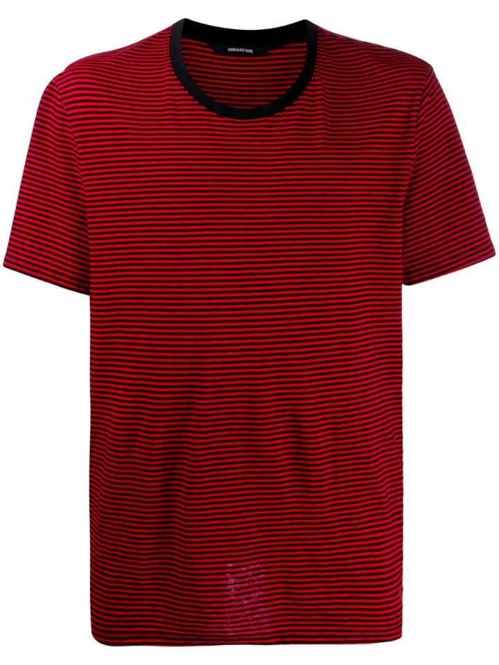 Zadig & Voltaire Striped T-shirt - Red