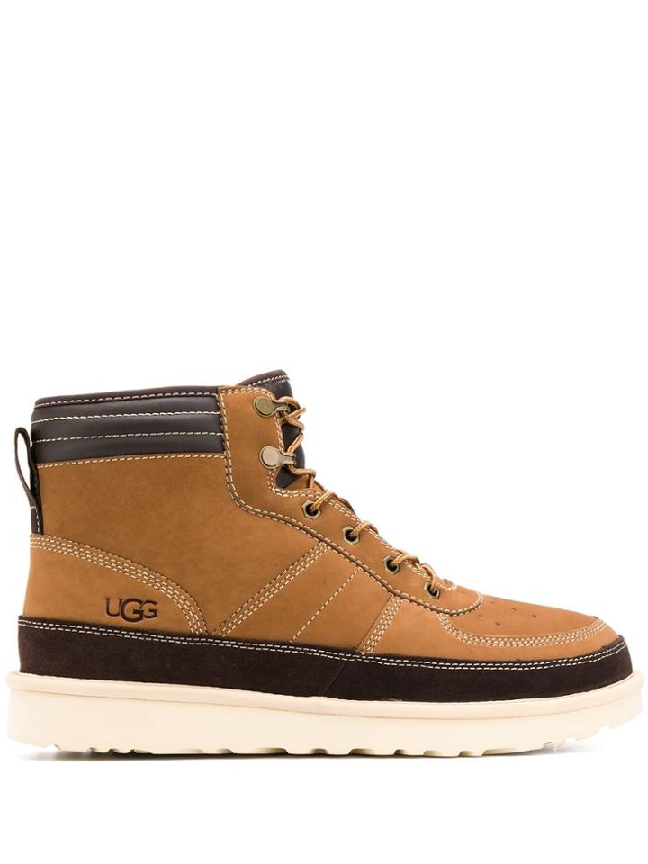 Ugg Australia Lace-up Ankle Boots - Brown